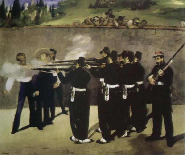 Edouard Manet the execution of maximilian Sweden oil painting art